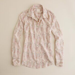J Crew perfect shirt in frosted paisley 2